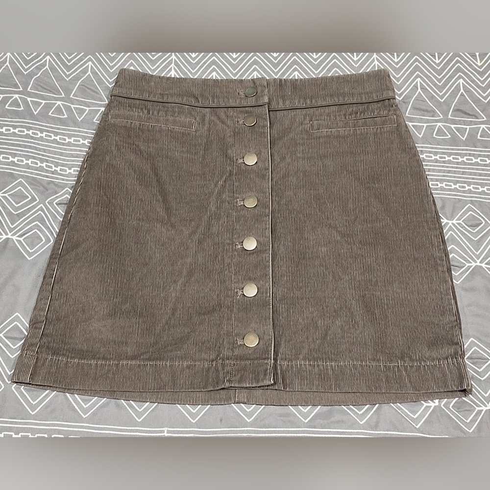 Wilfred Free Carmen High Waisted Corduroy Skirt Size 6